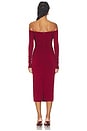 view 3 of 3 Lovinia Dress in Wine