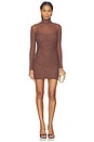 view 1 of 4 KOURTNEY ミニドレス in Brown