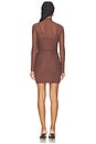 view 3 of 4 KOURTNEY ミニドレス in Brown