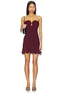 view 1 of 3 Salena Dress in Wine