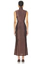view 3 of 4 Riana Dress in Brown Metallic