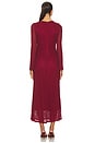 view 3 of 4 Tamia Dress in Wine