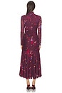 view 3 of 3 Aubriella Dress in Dark Plum Multi