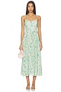view 1 of 3 Bayley Dress in Green Floral