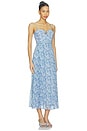 view 2 of 4 VESTIDO BAYLEY in Blue Floral