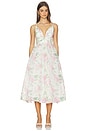 view 1 of 3 ROBE JANNA in Pink Ivory Floral