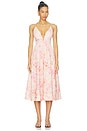 view 1 of 3 ROBE JANNA in Carnation Pink Floral