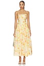 view 1 of 3 VESTIDO OVINA in Yellow Floral