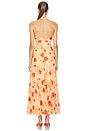 view 3 of 3 VESTIDO YASMEEN in Orange Floral