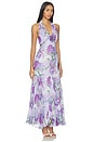 view 2 of 3 Yasmeen Dress in Purple Floral
