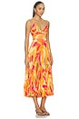 view 2 of 5 VESTIDO BLYTHE in Orange Floral