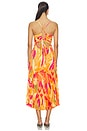 view 3 of 5 VESTIDO BLYTHE in Orange Floral