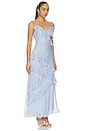 view 2 of 4 ROBE AMIYA in Blue Polka Dot