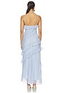 view 4 of 4 ROBE AMIYA in Blue Polka Dot