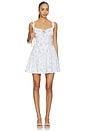 view 1 of 4 VESTIDO CHARLOTTE in Lilac White Floral