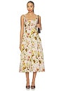 view 1 of 3 Ciana Dress in Pink Green Bloom