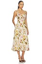 view 2 of 3 Ciana Dress in Pink Green Bloom