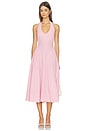 view 1 of 4 Meana Dress in Pink Gingham
