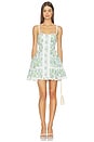 view 1 of 4 Skye Dress in Blue Green Floral