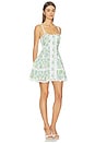 view 2 of 4 Skye Dress in Blue Green Floral