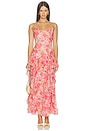 view 1 of 3 Livia Dress in Bright Pink Floral