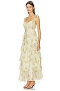 view 2 of 3 Adess Dress in Yellow Floral
