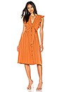view 1 of 3 Saturate Dress in Papaya Stripe