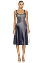 view 1 of 3 VESTIDO IRECIA SWEATER in Navy Stripe