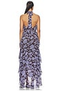 view 3 of 3 VESTIDO LAE  in Blue Brown Floral