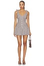 view 1 of 4 VESTIDO JELIANY  in Brown Gingham