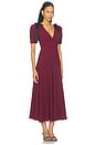 view 2 of 3 Ciela Dress in Burgundy
