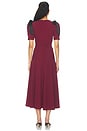 view 4 of 3 Ciela Dress in Burgundy