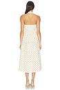 view 3 of 4 Marianna Dress in Cream Polka Dot