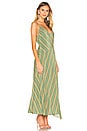 view 2 of 3 Jessi Dress in Emerald Green Stripe