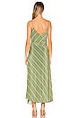 view 3 of 3 Jessi Dress in Emerald Green Stripe