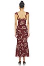 view 4 of 3 ROBE DENISSE  in Rust Floral