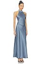 view 2 of 3 VESTIDO VIRIDIANA in Steel Blue