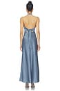 view 4 of 3 VESTIDO VIRIDIANA in Steel Blue