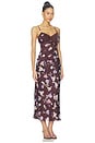 view 2 of 4 VESTIDO CARIN  in Brown Floral