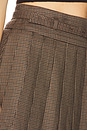 view 6 of 6 Hina Skort in Olive Plaid