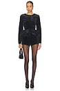 view 5 of 6 Wynn Velvet Shorts in Black