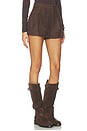 view 2 of 6 Sorine Shorts in Brown Plaid