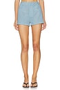 view 1 of 6 Arden Shorts in Blue Denim