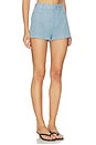 view 2 of 6 Arden Shorts in Blue Denim