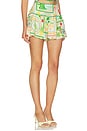 view 2 of 6 Heidi Shorts in Green Yellow Farm