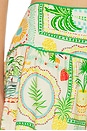 view 6 of 6 Heidi Shorts in Green Yellow Farm