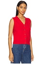 view 2 of 4 GILET VEST in Red