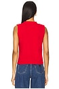 view 3 of 4 GILET VEST in Red