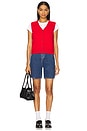 view 4 of 4 GILET VEST in Red