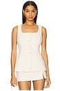 view 1 of 4 Brunelle Vest in Oatmeal